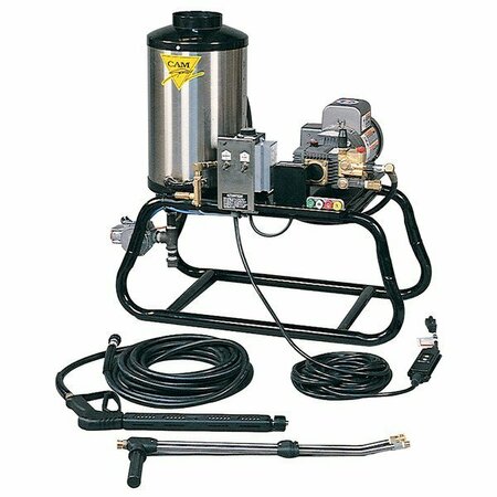 CAM SPRAY 1000STNEF Stationary Natural Gas Fired Electric Hot Water Pressure Washer with 50' Hose 2171000STNEF